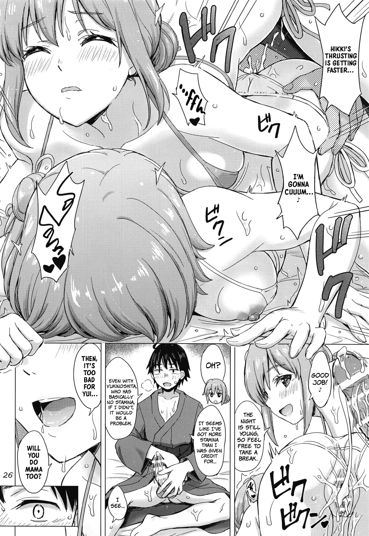 Hentai Manga Comic-A Passionate Summer Resort with the Yuigahamas-Read-25